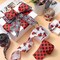 WILLBOND 4 Rolls 2.5 Inch x 24 Yard Ladybugs Ribbons Ladybug Wired Ribbon Red Polka Dot Wired Edge Ribbon for Ladybug Party Decoration